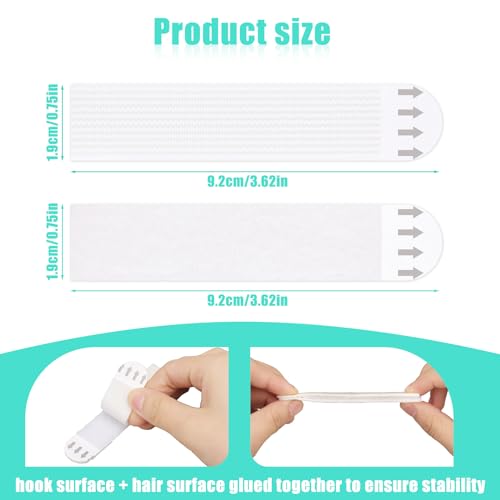 Image of 16 Pairs Picture Hanging Strips, Large Picture Hanging Strips Heavy Duty Damage Free Picture Hangers Nail-Free Adhesive Poster Strips No Tools Wall Hanging Strips for Frame Hanging