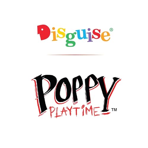 Disguise Poppy Playtime Huggy Wuggy Plush Mask Costume, Official Poppy Playtime License, Finest Huggy Wuggy Blue Costume for Kids, One Size Fancy Dress Accessory, Suggested for Ages 8+