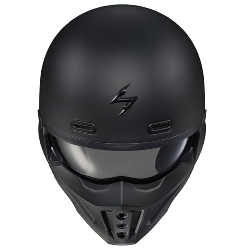 Image of ScorpionEXO Covert X Open Face Half Shell 3 /4 Mode Motorcycle Helmet Comm Ready Speaker Pockets DOT