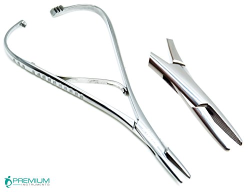 Superior Dental Mathieu TC Needle Holder 14cm Forceps Plier Grip Surgical Instruments
