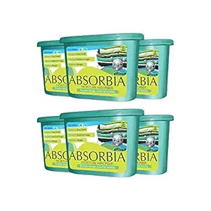 Absorbia Moisture Absorber | Absorbia Classic - Season Pack of 6 (600ml Each) | Dehumidifiers with