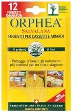 Orphea Set of 24 Salvalana Envelopes 12 Yellow Flowers Wardrobe Accessory