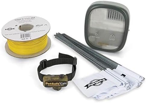 PetSafe In-Ground Cat Fence - Waterproof - Tone and Static Correction - Stretch-Section for Safety - for Cats Over 6 lb. - from The Parent Company of Invisible Fence Brand