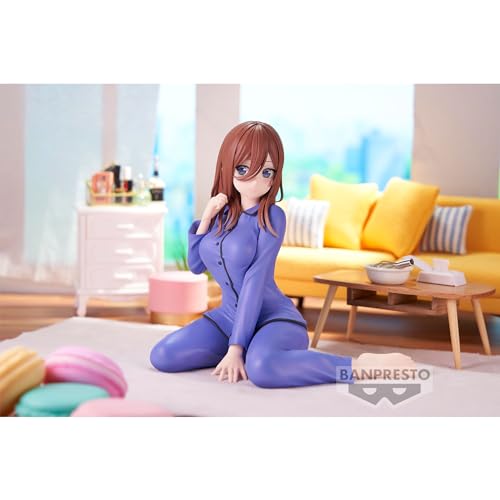 Figurine BANDAI Miku Nakano Relax Time 12 cm Haute qualité - vue 4