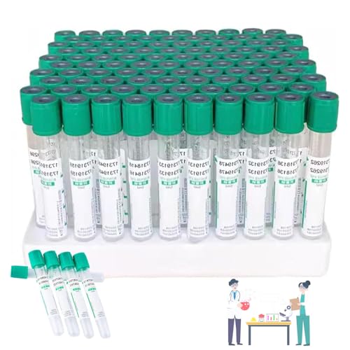 Tubos de extracción de sangre con heparina sódica, adecuados para uso médico y de laboratorio