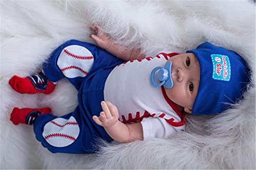 Wamdoll 22" Handmade Silicone Vinyl Reborn Baby Boy Girl Dolls #TOP3