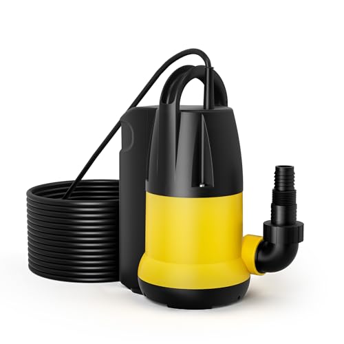 Schmutzwasserpumpe 7000l/h, 400W, max. Förderhöhe 7,5m, Fremdkörper bis Ø5mm