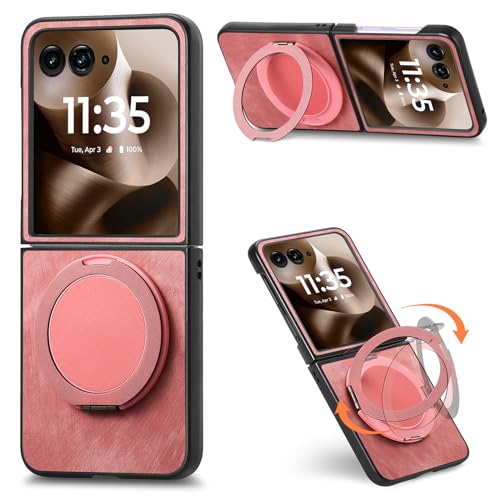 Coque Motorola Razr Plus 2024 silicone antichoc homme avec anneau