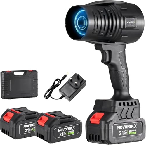 NovorikX 20V Cordless Mini Turbo Leaf Blower, 30000RPM