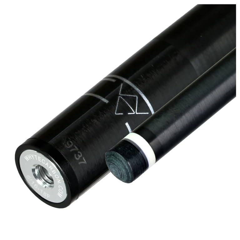 Whyte Carbon Raw Carbon Fiber Pool Cue Shaft by Triple Sixty (3/8 X 14 (Cuetec), 12.25mm)