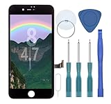 for iPhone 8 SE2 2020 2nd LCD Screen Replacement Front Glass Touch Display Digitizer Full Assembly Required Tools Kit Black