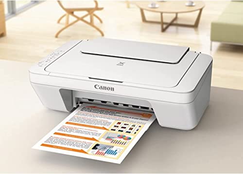 Neego Canon Pixma Mg Series All-In-One Color Inkjet Printer, 3-In-1 Print, Scan, And Copy Or Home Business Office, Up To 4800 X 600 Resolution, Auto Scan Mode, With 6 Ft Cable #TOP2