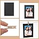 Ouligay 20 Stück Papier Bilderrahmen 10x15 cm, Papier Fotorahmen Pappe Fotogirlande zum Aufhängen mit 20 Holzklammern und 2 Hanfseil, Foto Girlande für Geburtstag Hochzeit Party DIY Wand Dekoration
