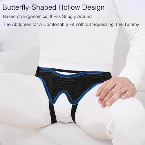 Faja de Soporte para Hernia Unisex Ajustable con Almohadillas miniatura 4