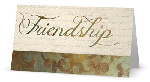 Smiling Wisdom - Bronze Leaf Friendship Reason Season Lifetime Friend Mini Greeting Card And Keychain Gift Set - Women Good True Best Friend - Leaf 2.25X1.25 - Antique Bronze #TOP3