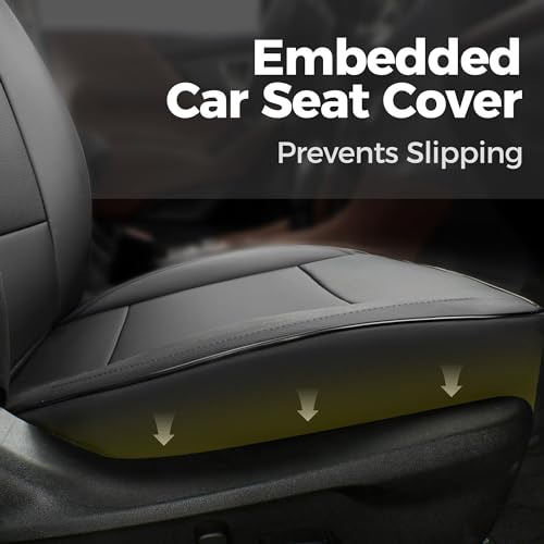 Image of GIANT PANDA Wrangler Seat Covers Custom Fit for Jeep Wrangler,Premium Waterproof Faux Leather,Red,2013-2017 JK 4Dr 2016 2015 2014 Full Set