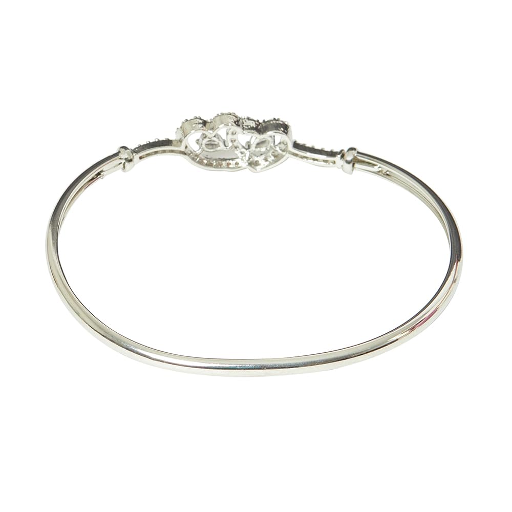 Elegance Zircon Bracelet with Wristband Style