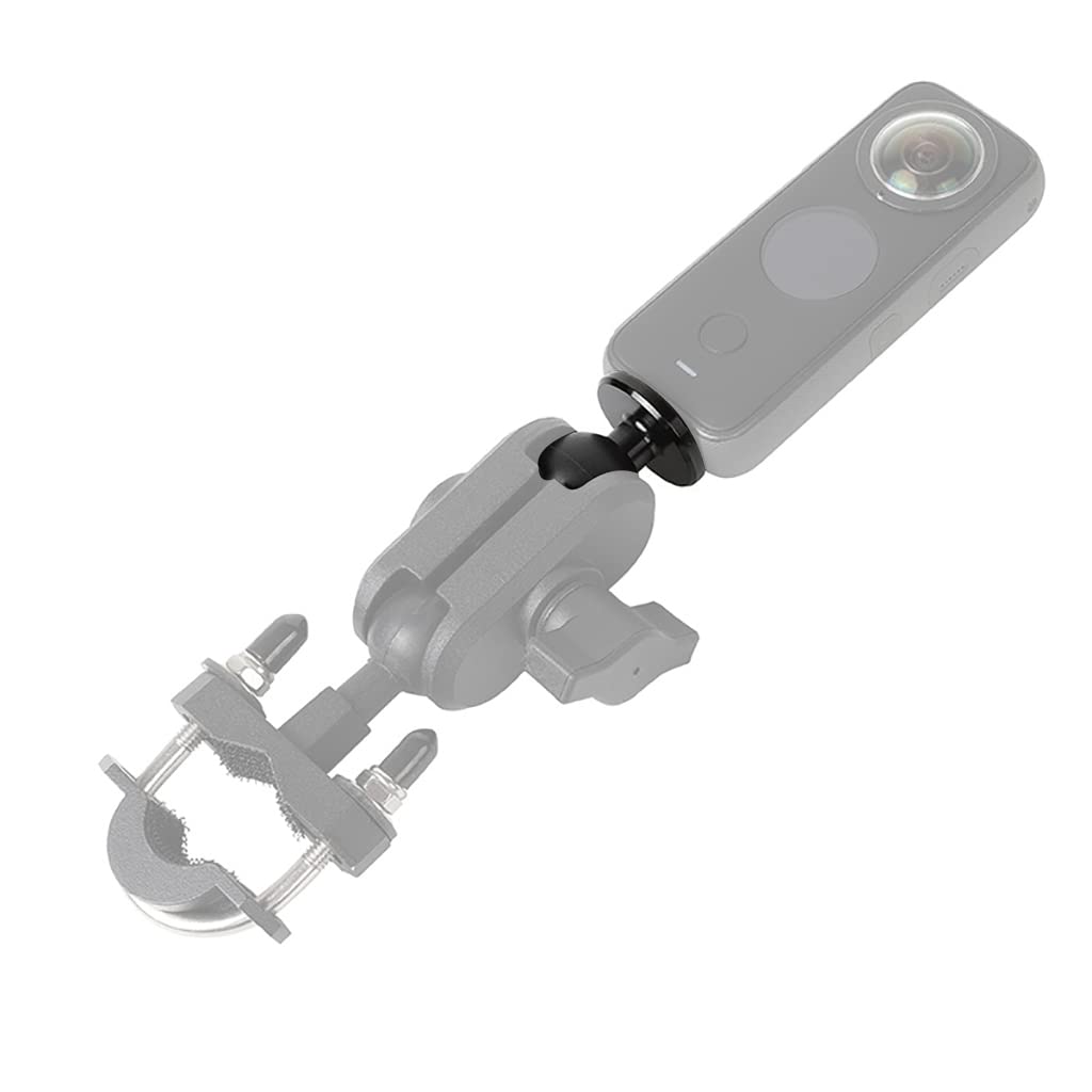 NEEWER Supporto per fotocamera con doppia testa a sfera, super morsetto/supporto per telefono/morsetto a C per scatti dall'alto verso il basso, piattaforma di montaggio in metallo per più dispositivi