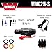 WARN VRX 25-S Powersport Winch – 2,500 lb Pulling Capacity, Synthetic Rope, Sealed Motor, All-Metal Gear Train, Waterproof Design for ATV/UTV Recovery and Trail Riding