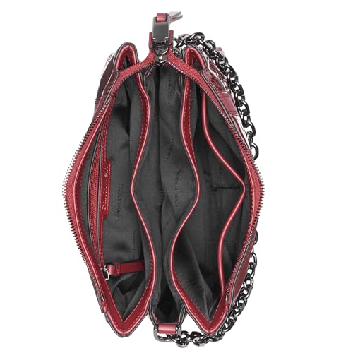 Image of Calvin Klein Women's Rain Triple Compartment Chain Crossbody