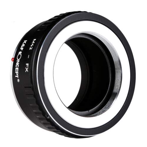 K&F Concept Lens Adapter Ring Mark II for M42 to Fuji X Fujifilm X FX Mount X-A1 X-A10 X-A20 X-A2 X-A3 X-A5 X-M1 X-E1 X-E2 X-E2S X-E3 X-T1 X-T2 X-T3 X-T10 X-T20 X-T30 X-T100 X-Pro1 X-Pro2 X-H1