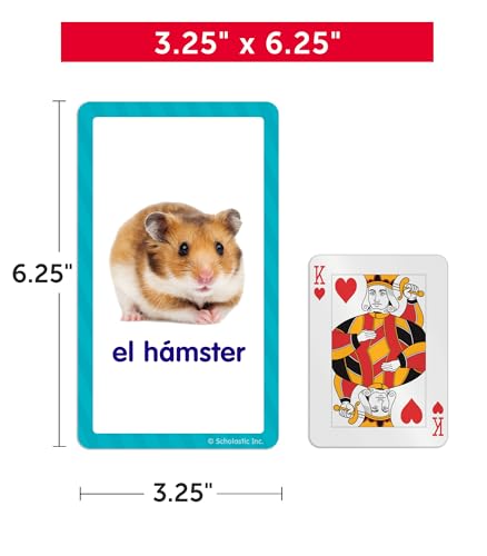 English-Spanish First Words Flash Cards