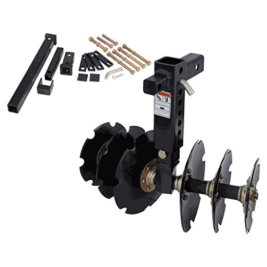Bad Dawg Groundhog Max Disc Plow with Receiver Kit 088-9050-00