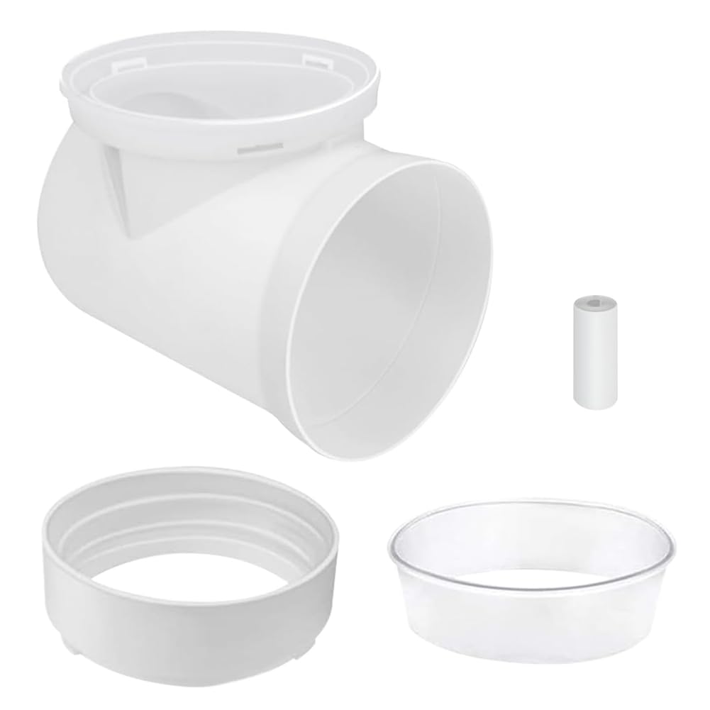 CTRLZS Clothes Dryer Vent Elbow Kit 90 Degree Duct Connector Hookup for 4 Inch Tube, Dryer Vent Connector Elbow Kit