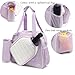 RAINBOW SMILE Crossbody Pickleball Bag with Ice Bag & Ball Bag 3-Piece Sets, Waterproof Pickle Ball Bag Tote Shoulder Bag