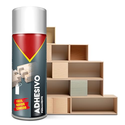 TIENDA EURASIA – Spray Adhesivo Permanente | Pegamento en Spray | Transparente | 150 ml | 5x17.5 cm