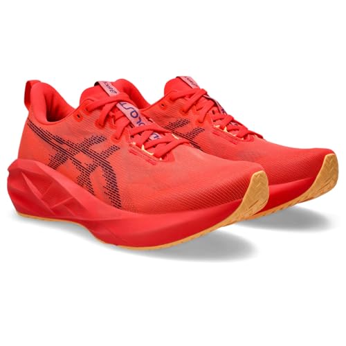 ASICS NOVABLAST 5, Sneaker Uomo, Flash Red Edo Purple, 41.5