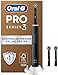 Oral-B Pro Series 3 Elektrische Zahnbürste — Electric Toothbrush, Inkl. 3 Aufsteckbürsten — 3 Putzmodi, Zahnbürste Elektrisch, Designed by Braun, Schwarz