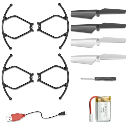 Wipkviey T16 Kit de remplacement pour drone, avec protection d'hélice,