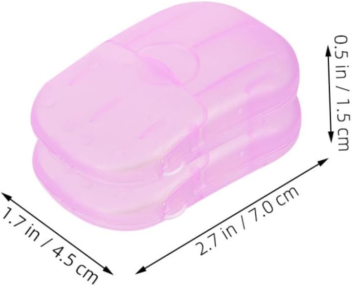 BESPORTBLE Travel Hand Soap Sheets Portable Dry Soap Slices Bulk for Camping Business Trips Hiking