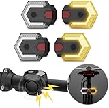 Antfire 4 Pcs Bike Turn Signals Front and Rear, USB Rechargeable Bicycle Turn Signals with Bike Horn, Wireless Waterproof Rear Bike Light with 120 DB Horn for Road Bicycle, Ebike, Scooter