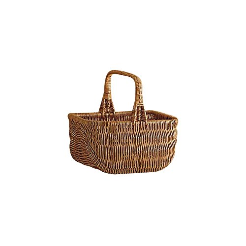 AUBRY GASPARD Panier Tosca Osier Buff l.38