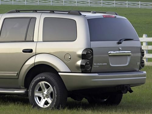 Rvinyl Tail Light Tint Covers Compatible with Dodge Durango 1998-2003 - Matte Smoke