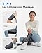 CINCOM Leg Massager for Circulation and Pain Relief, Air Compression Calf Massager with 2 Modes 3 Intensities Helpful for RLS Edema and Muscles Relaxation Gifts