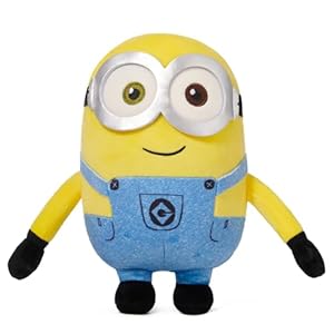MINISO 8″ Minions Stuffed Animals Plush Toys (Bob), Cute Sleeping Bedding Stuffed Animals Kawaii Plushies Pillow for Kids Toddler Toys Boys Girls