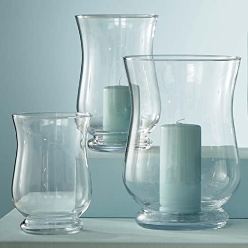 Rudolph Keramik Sylt Glass Lantern Height 27 x Width 19 cm Clear