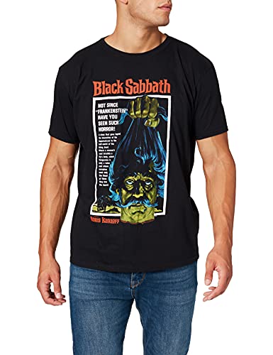 T-shirt Black Sabbath imprimé affiche vintage rock pour homme et femme