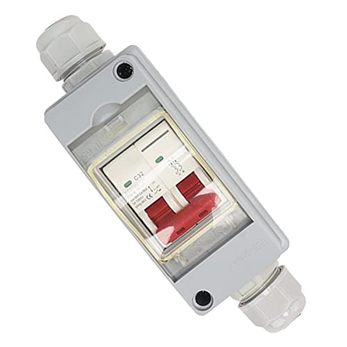 Magnetotérmico 32A 2P solar con cable premontado para evitar sobrecargas en paneles 6