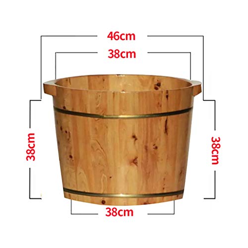 Bañera de madera para spa de pies tamaño S miniatura 2