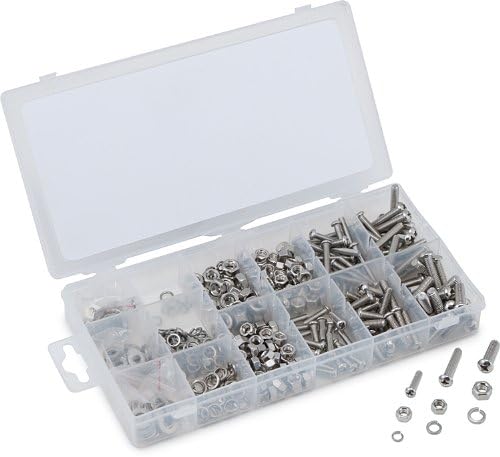 Tekz 45248 Metric SS Nut and Bolt Assortment - 475 Piece