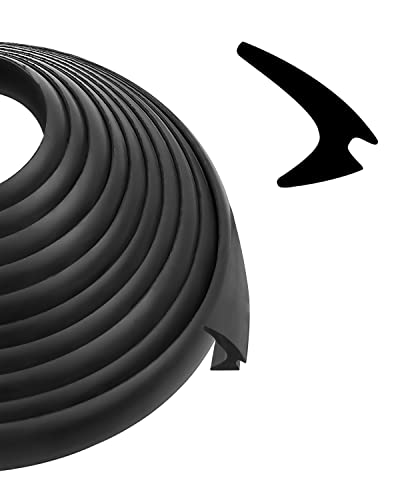 RV Window Rubber Seal Strip 1/2 x 1/4 inch Fit for Boats RV Waterproof Weatherstrip Rubber Window Locking Gasket Seal Trim 30Ft