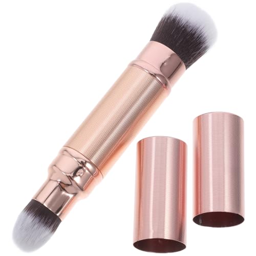 Beavorty Dual-End Retractable Makeup Brush Set 2-in-1 Loose Powde...