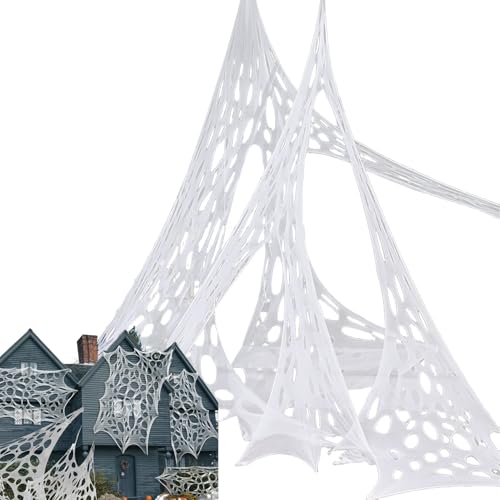 Telón de fondo espeluznante para Halloween, telaraña de gasa para cabina de fotos, suministros de terror, ramas, valla, porche, patio, jardín, patio, ventana, decoración de temporada