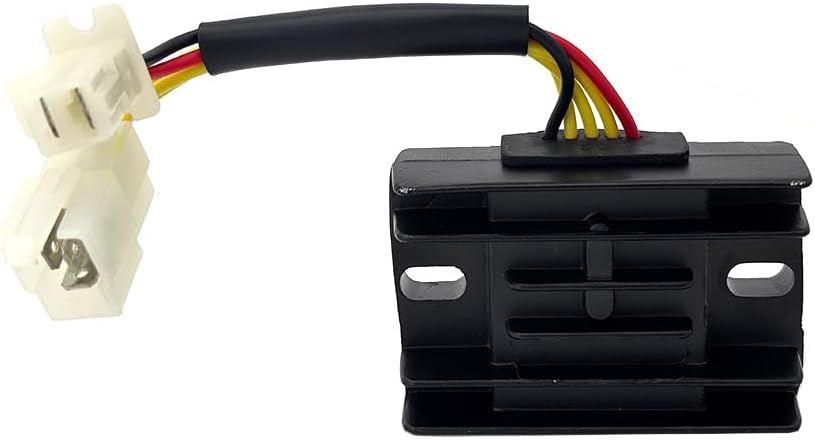 LK Voltage Regulator Rectifier for Suzuki GN125,AN125 AN150 5-wire Arctic cat 250 2x4 1999-2003/300 4x4 1998-2001 Suzuki GZ125 GZ250 GN250 GNX250 32800-29B00 OEM Regulator with Connecting Plug