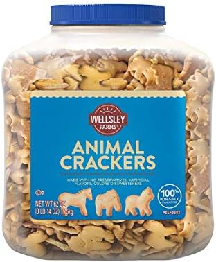 Wellsley Farms Animal Crackers With Artificial Flavors Colors Or Sweeteners 62 Oz