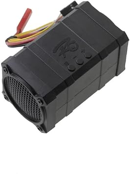 MOUDOAUER Plastic Dual Channel Engine Sound Simulator System 10 Sound Effects Standby Statement& AUX Channel Supported for RC Car Spare Part